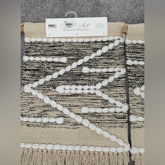 Urban Standard Boho Macarame Wall Hanging Decor (2) - Picture 3 of 4